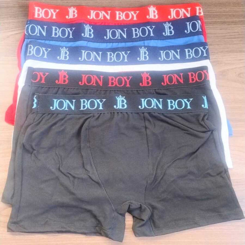 Kit 10 Cuecas Boxer Adulto Microfibra Lycra - JON BOY Cores