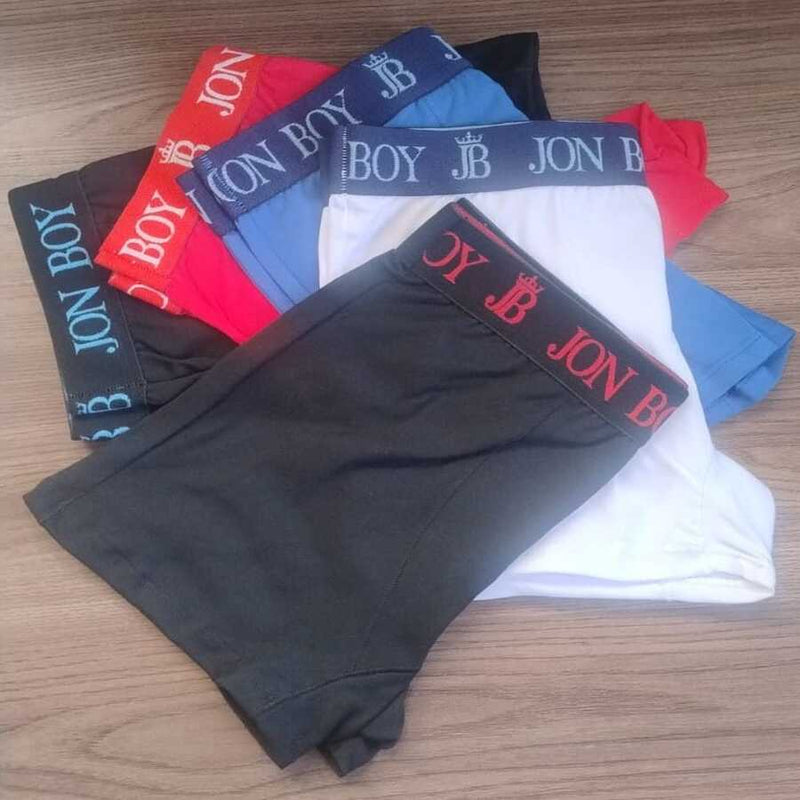 Kit 10 Cuecas Boxer Adulto Microfibra Lycra - JON BOY Cores