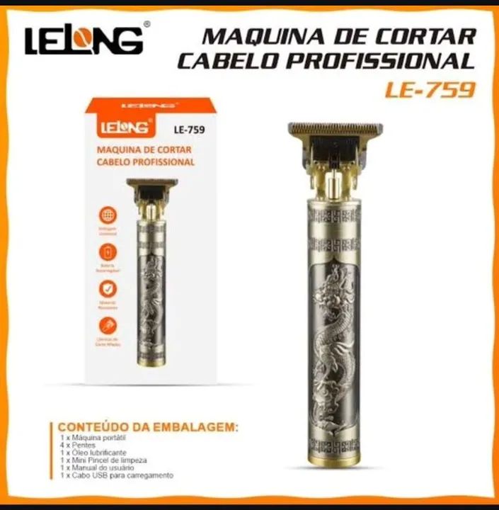 Maquina Cabelo LE 759 - LELONG - Promoção