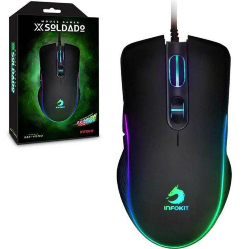 Mause Gamer Soldado GM-V550 - Inforkit