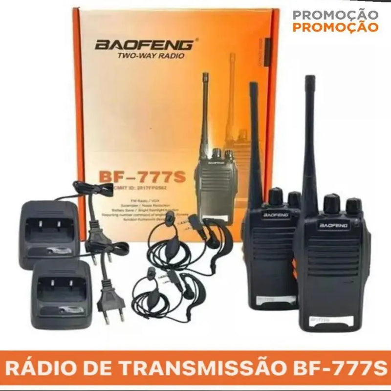 Kit Radio Comunicador walk talk - Baofeng BF 777s