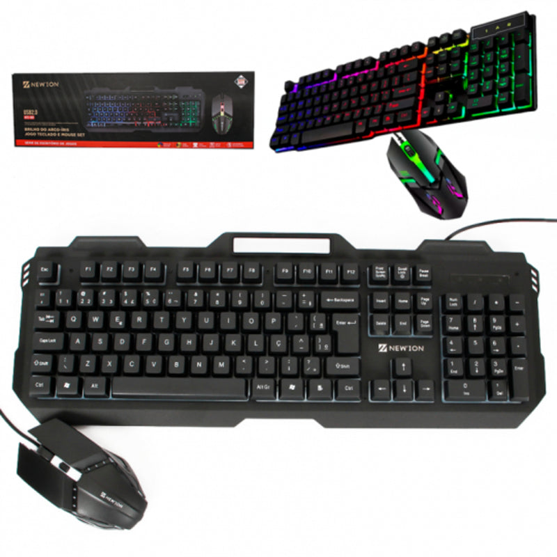 Teclado e Mouse Gamer Stiker - NEW´ION