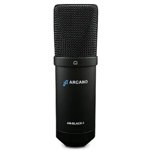 Microfone Arcano AM-BLACK-1 USB Condensador Cardióide Preto